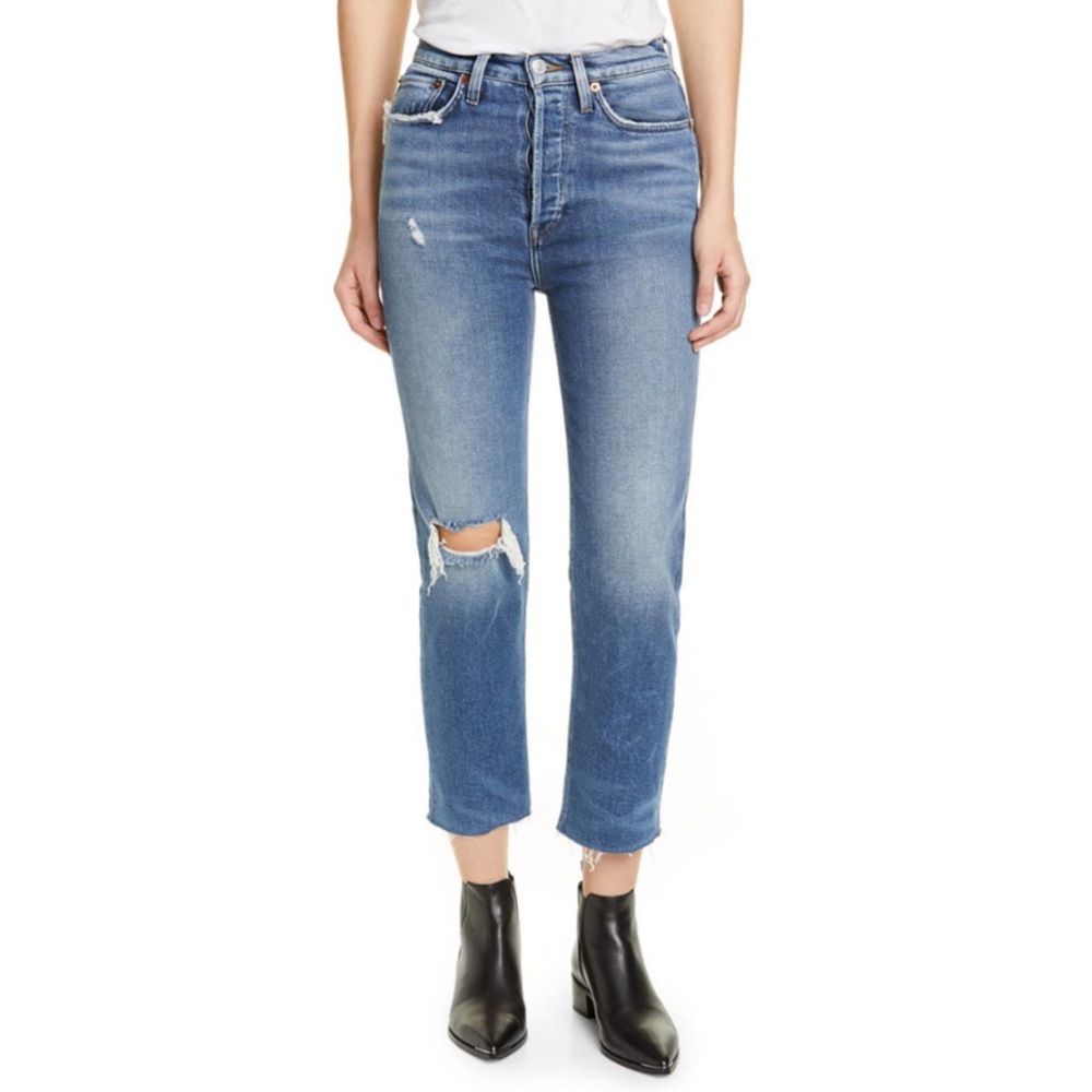 Re/done high rise skinny Jean
